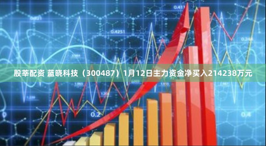 股莘配资 蓝晓科技（300487）1月12日主力资金净买入214238万元